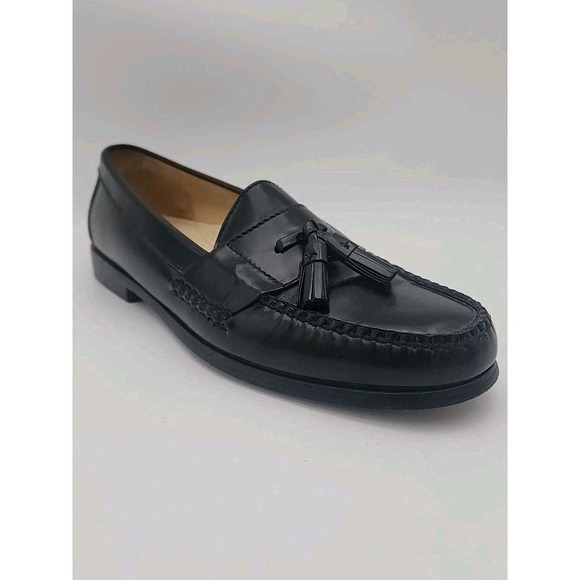 Men\'s Cole Haan Pinch Tassel Loafers In Black Leather Size 9.5‎ B main image 10